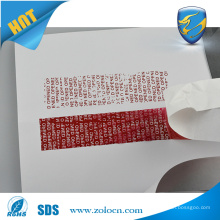 double sided adhesive tamper evident tape for all kinds of security bags